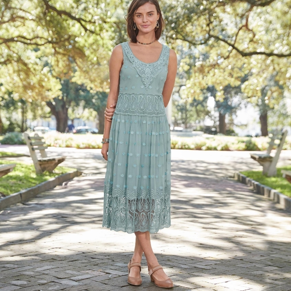 🆕🌿SUNDANCE VINTAGE LOVE DRESS🌿 - Picture 3 of 4